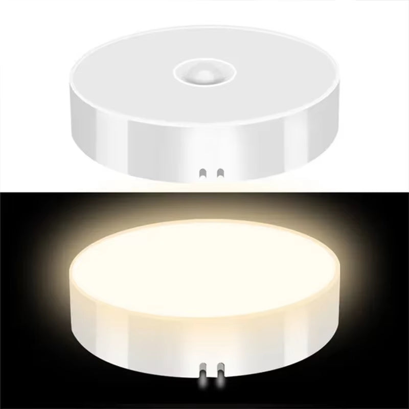 Wireless Motion-Sensor Night Light — USB Rechargeable for Any Dark Space