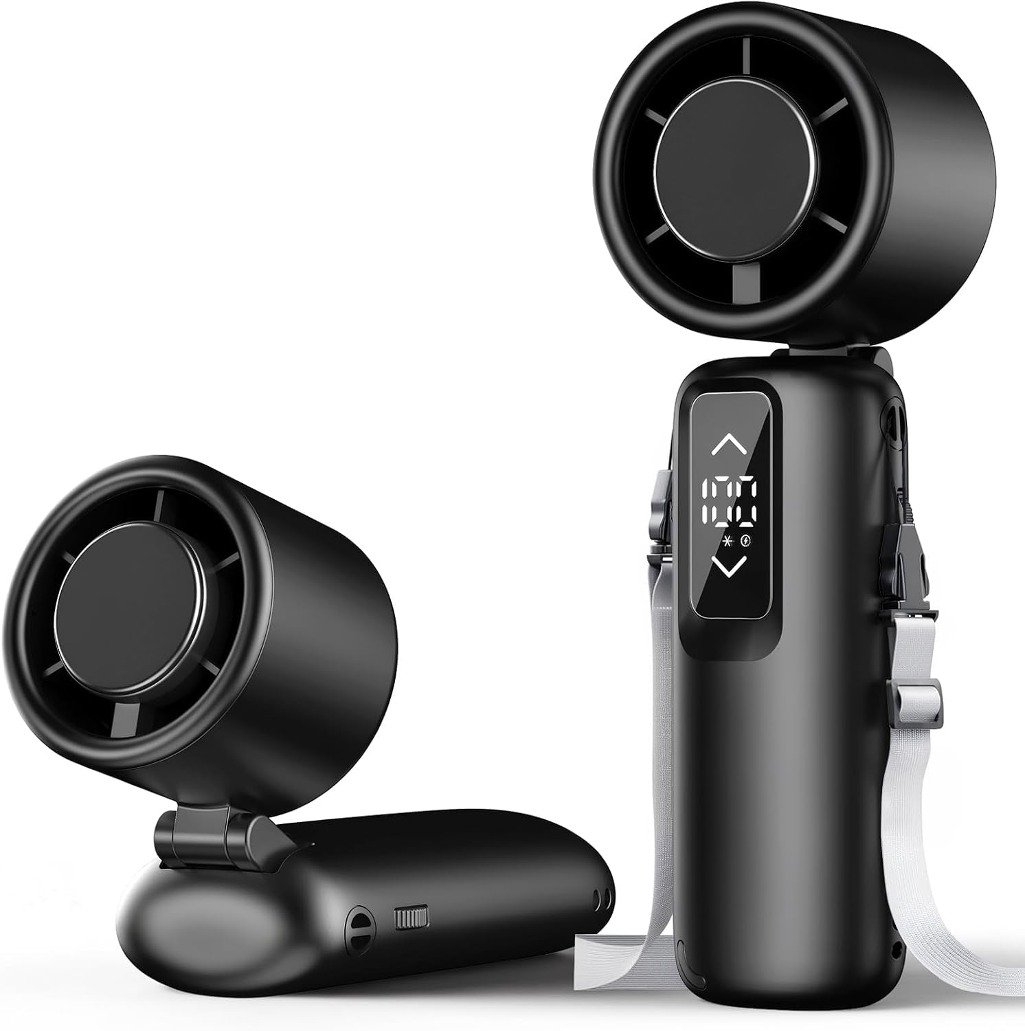 Stay Cool All Summer — 23-Hour Portable Fan with Customizable Wind Power for Indoor & Outdoor