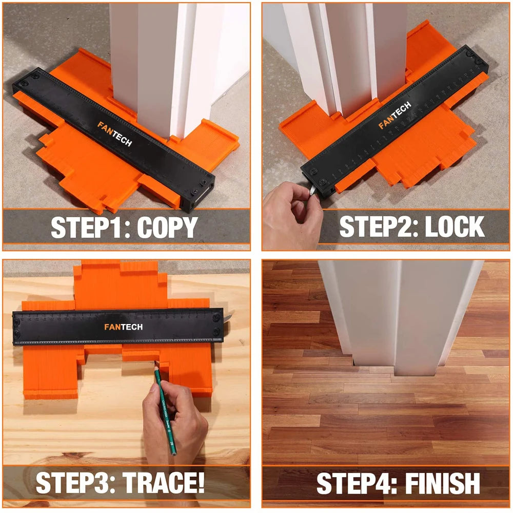 Precision Contour Gauge: Copy Any Shape, Cut Perfectly