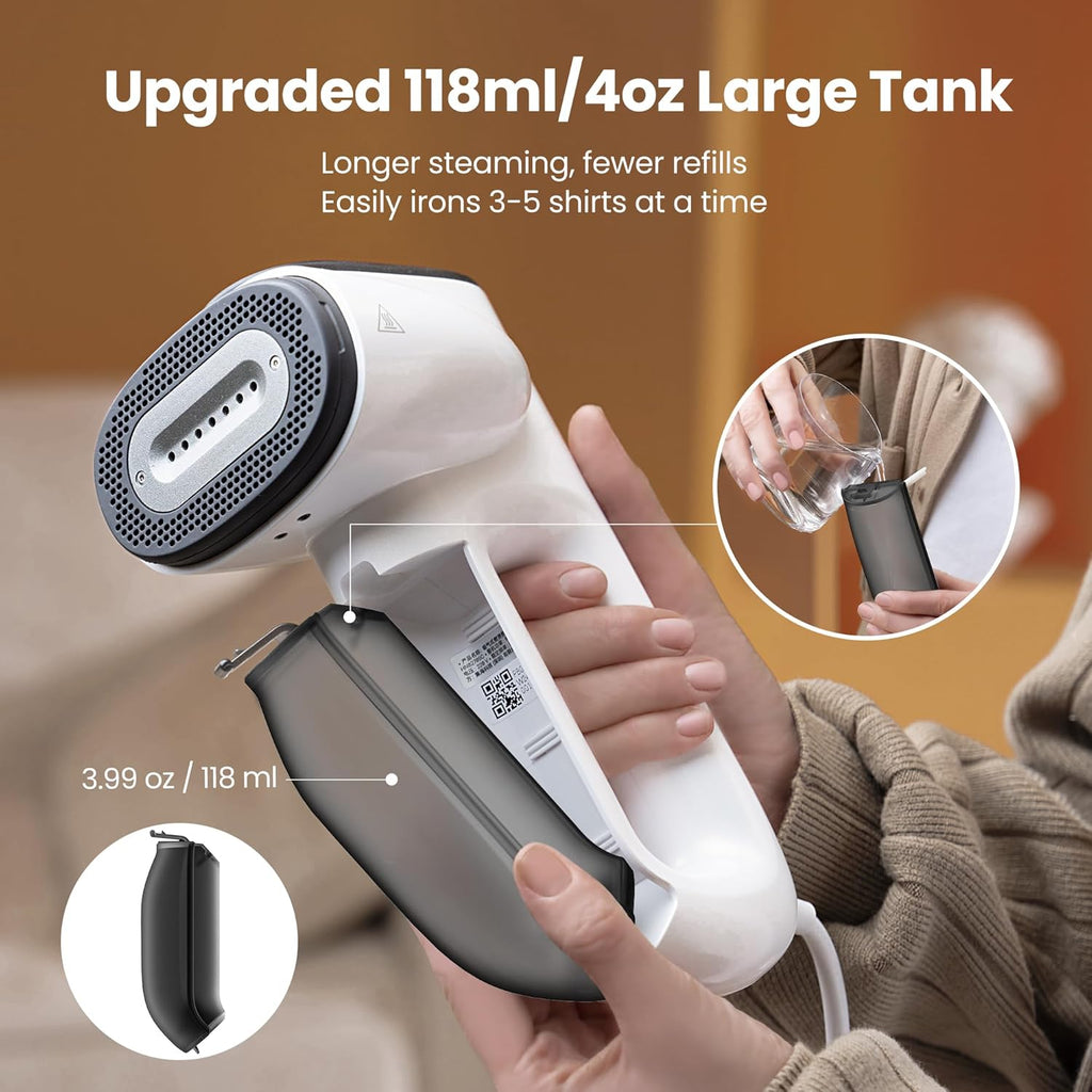Magic 1 Handheld Vacuum Garment Steamer – Professional 2300Pa Suction Fabric-Grip & Airiron Tech for Crisp, One-Handed Ironing (110V)