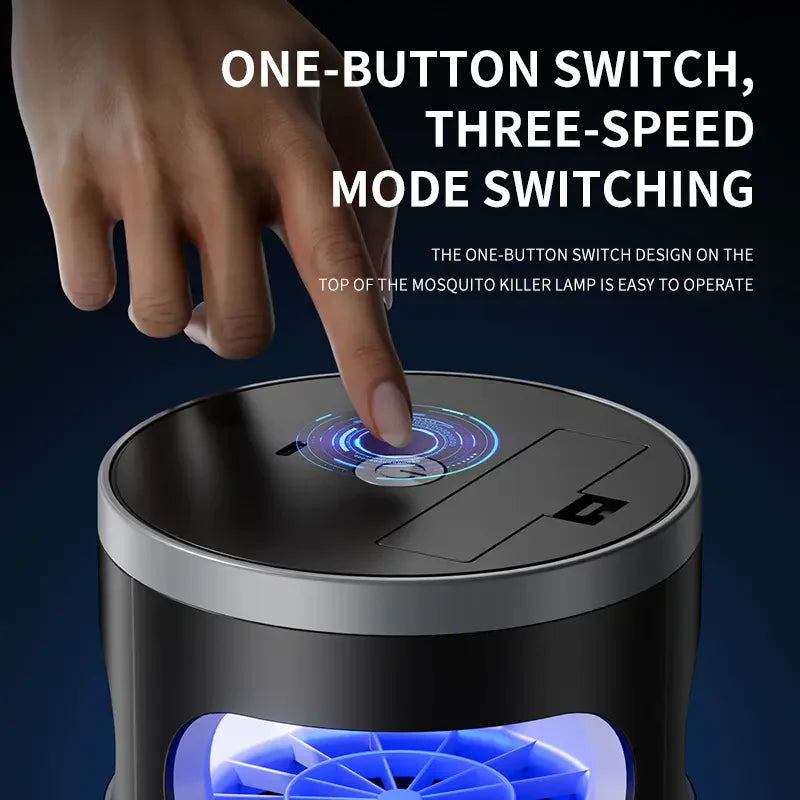 Beat Summer Bugs with an Indoor UV Insect Trap – Quiet Suction Catcher for Mosquitoes, Gnats, Fruit Flies & Moths