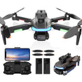 Must-Have 4K HD FPV Foldable Drone with Brushless Motor, Altitude Hold, Headless Mode & 2 Batteries — Perfect Gift for Adults and Kids